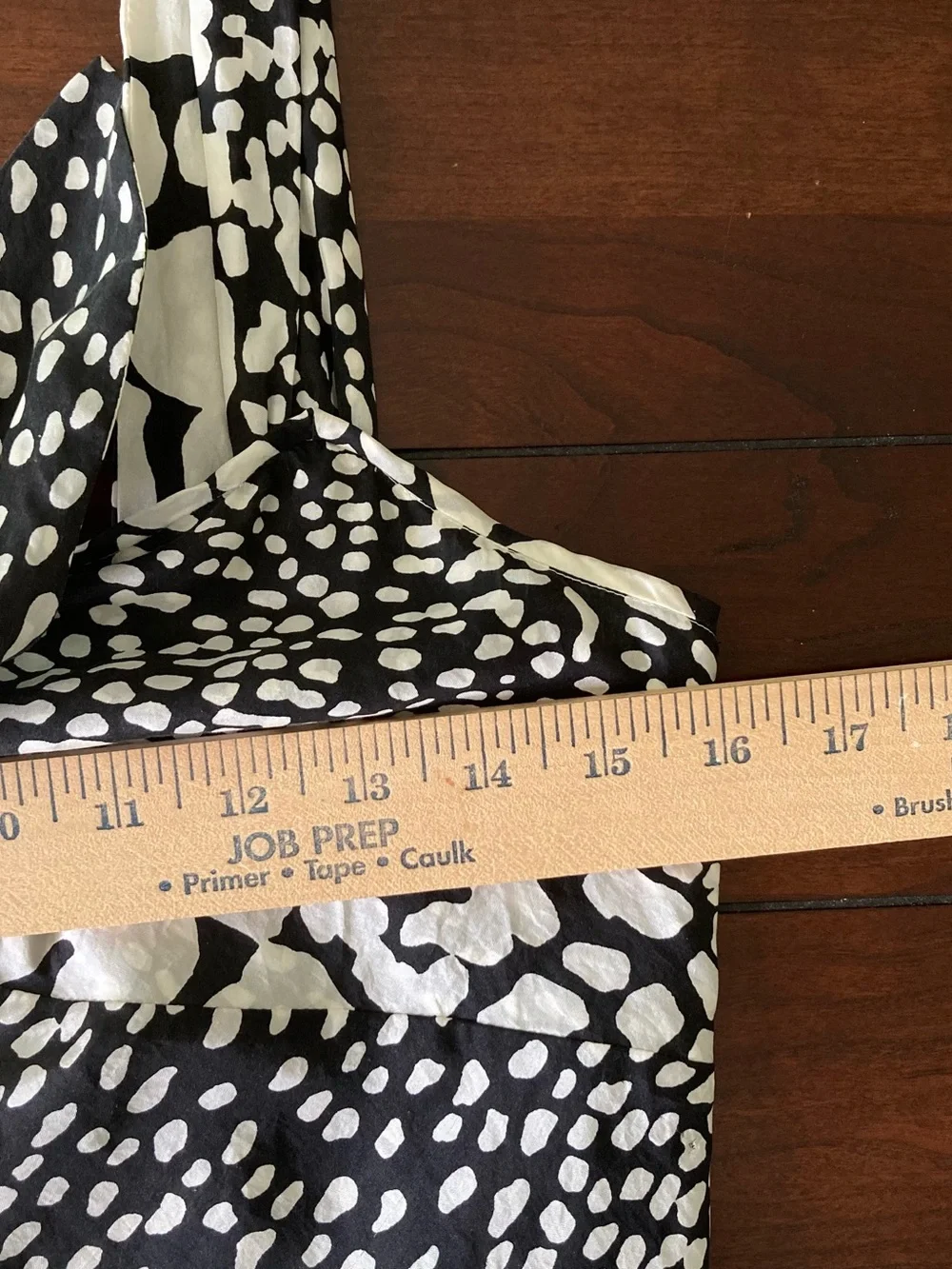 J. Crew Silk Black & White Tie-Front Camisole